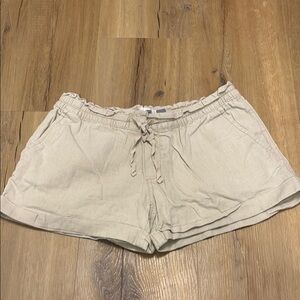 Women's Tan Casual Shorts